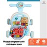 Andador Didático de Empurrar Infantil 3 em 1 Centro de Atividades Brinquedo Educativo - Baby Style - 3