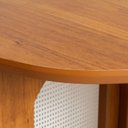 Ver imagem 7 de Mesa de Jantar Oval 8 Lugares 210cm Tali CabeCasa MadeiraOriginals Marrom Cinamomo