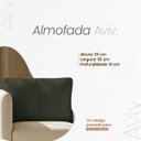 Ver imagem 4 de Almofada Decorativa Aviv Cheia com Zíper 35x56 Linho para Sofá Cama Poltrona Fibra Siliconada Verde
