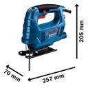 Ver imagem 3 de Serra Tico Tico Profissional Bosch Gst 680 500w Lâmina 220v