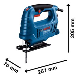 Serra Tico Tico Profissional Bosch Gst 680 500w Lâmina 220v - 3
