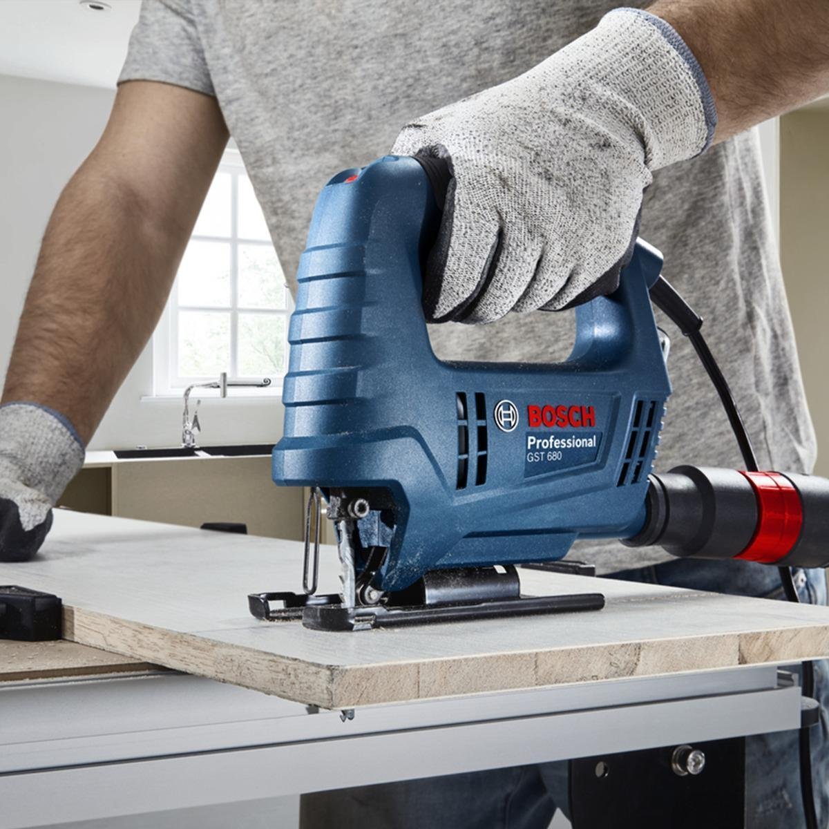 Serra Tico Tico Profissional Bosch Gst 680 500w Lâmina 220v - 5