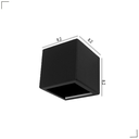 Ver imagem 2 de Arandela Pergolado 1 Foco Alumínio - Interno ou Externo:branco