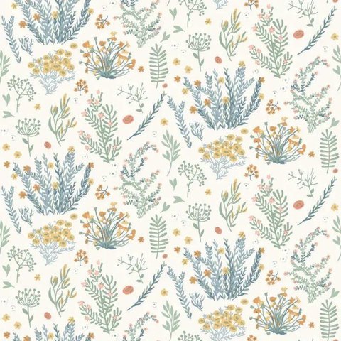 Papel de Parede Infantil Petit Flores Off White A90610
