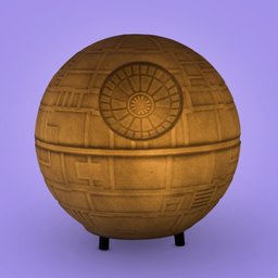 Luminaria Abajur Estrela da Morte Star Wars Coleção Geek - 2