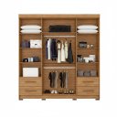 Ver imagem 2 de Guarda-roupa Vitorino 6 Portas e 4 Gavetas com Espelhos