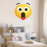 Adesivo de Parede Emoji Queixo Caído - 2