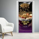 Ver imagem 2 de Adesivo Para Porta Hoje é Dia De Pedir Açaí- 73X210Cm