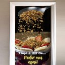 Ver imagem 3 de Adesivo Para Porta Hoje é Dia De Pedir Açaí- 73X210Cm