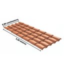 Ver imagem 2 de Kit com 5 Telhas Pvc Colonial 328x86cm Permatti 