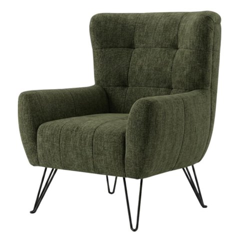 Poltrona Decorativa Malta Pes Ferro Linho Color Trend Tca 307 Moll