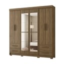 Ver imagem 3 de Guarda-roupa Vitorino 6 Portas e 4 Gavetas com Espelhos