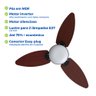 Ventilador Teto com Controle Remoto Dupla Face Funcão Timer - 4