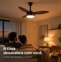 Ver imagem 3 de Ventilador Teto com Controle Remoto Dupla Face Funcão Timer