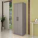 Ver imagem 1 de Armário Multiuso 2 Portas 5 Prateleiras Santos Mapi Móveis