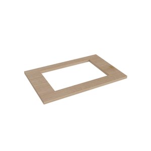 Tampo com Recorte para Cooktop 4 Bocas 80cm a Arizona Cabecasa Madeiramadeira