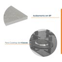 Ver imagem 5 de Tampo com Recorte Planejado para Cooktop 4 Bocas 80cm a Arizona CabeCasa MadeiraOriginals Cinza
