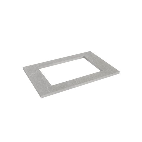 Tampo com Recorte Planejado para Cooktop 4 Bocas 80cm a Arizona CabeCasa MadeiraOriginals Cinza