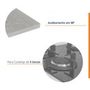 Ver imagem 3 de Tampo com Recorte Planejado para Cooktop 5 Bocas 80cm a Arizona CabeCasa MadeiraOriginals Cinza