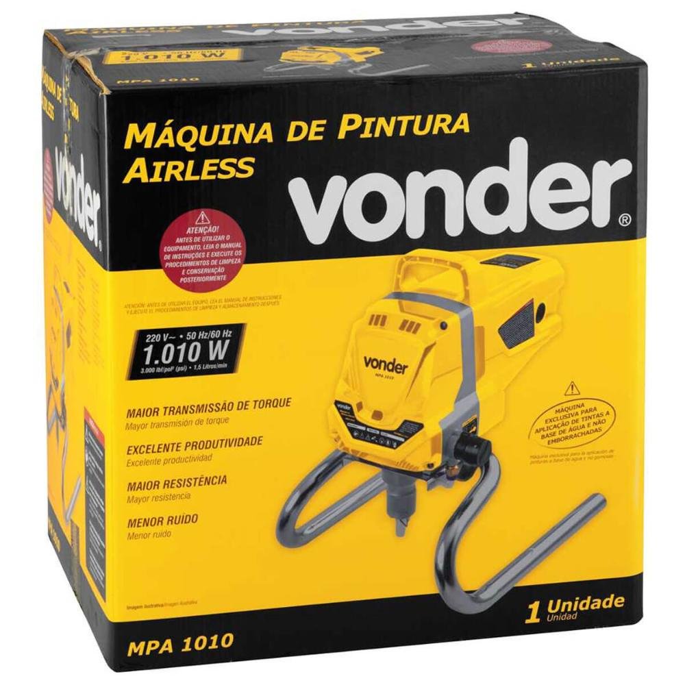 Máquina de Pintura Airless para Tintas a Base de Água 13hp 220v Vonder Mpa 1010 - 8