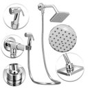 Ver imagem 2 de Chuveiro Ducha Flatt Quadrado Completo C/desviador Solar Gás