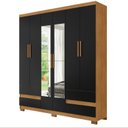 Ver imagem 3 de Guarda Roupa San Diego 6 Portas e 4 Gavetas com Espelhos