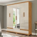 Ver imagem 1 de Guarda Roupa San Diego 6 Portas e 4 Gavetas com Espelhos