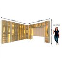 Ver imagem 6 de Modulado com 16 Portas 430,6cm x 240cm 100% MDF Innova Bege/Off White