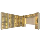Ver imagem 3 de Modulado com 16 Portas 430,6cm x 240cm 100% MDF Innova Bege/Off White