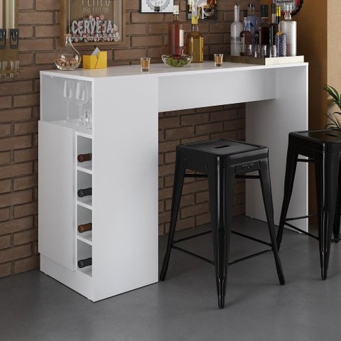 Bar Bancada com Adega e 1 Porta Multimóveis MP1062