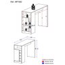 Bar Bancada com Adega e 1 Porta Multimóveis MP1062 - 5