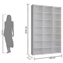 Ver imagem 3 de Estante para Livros Montenegro Branco Bela Casa