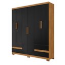 Ver imagem 3 de Guarda Roupa San Diego 6 Portas e 4 Gavetas