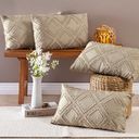 Ver imagem 1 de Almofadas Cheias Aveline 60cm X 30cm 04 Peças - Caqui Bia Enxovais