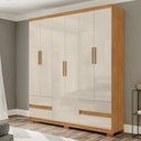 Ver imagem 1 de Guarda Roupa San Diego 6 Portas e 4 Gavetas