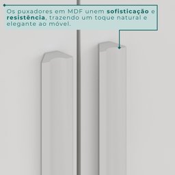 Guarda-roupa Casal 6 Portas 8 Gavetas Florianópolis 100% MDF  - 7