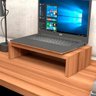 Suporte P/ Notebook Mdf Mesa Escritório 40cm X 22cm F5 - 1