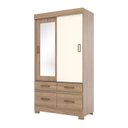 Ver imagem 6 de Guarda-roupa 2 Portas Deslizantes 4 Gavetas com Espelho B25
