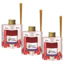 Ver imagem 1 de Kit 3 Aromatizador de Ambiente Tropical Cor: Morango com Campanhe