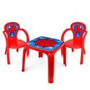 Ver imagem 1 de Mesa Mesinha Infantil com 2 Cadeiras Spider Aranha Menino - Kit