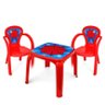 Mesa Mesinha Infantil com 2 Cadeiras Spider Aranha Menino - Kit - 1