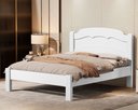 Ver imagem 1 de Cama Casal Lais 100% MDF para Colchão 188x138 cm -Super Reforçada - Basoto:Branco