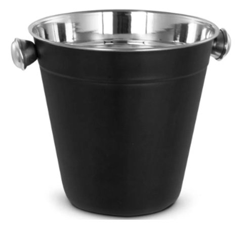 Balde de Gelo em Aço Inox Onix 22 cm 4,20 Litros