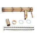 Ver imagem 5 de Torneira de Bambu Vintage Retro Acabamento em Bronze Cobre com Misturador Monocomando Água Quente e