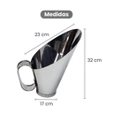 Ver imagem 2 de Kit com 5 Conchas para Cereais e Ração 2kg - Aço Inox - Gudim