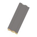 Ver imagem 1 de Painel Ripado em Placa 6,2x270cm (0,16m²) MDF Cinza Moldufama