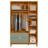 Conjunto de Quarto com Guarda-roupa e Cômoda Ipê - 10