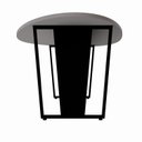 Ver imagem 5 de Mesa de Reunião para Escritório 180x110cm Orgânica com Pés em Metal Corporate F5 Cinza/Preto