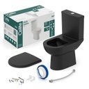 Ver imagem 4 de Kit de Bacia com Caixa Acoplada com Assento Termofixo e Itens de Instalação Smart Celite Preto/Matte Black