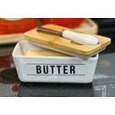 Ver imagem 4 de Manteigueira de Porcelana com Faca Manhattan Branca 400ml